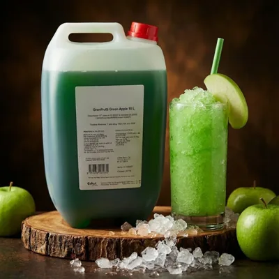 Bidon de sirop granita (10L) — Pomme verte
