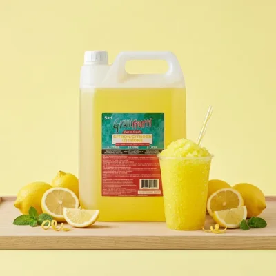 Bidon de sirop granita (5L) — Citron