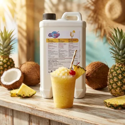 Bidon de sirop granita (5L) — Ananas-coco